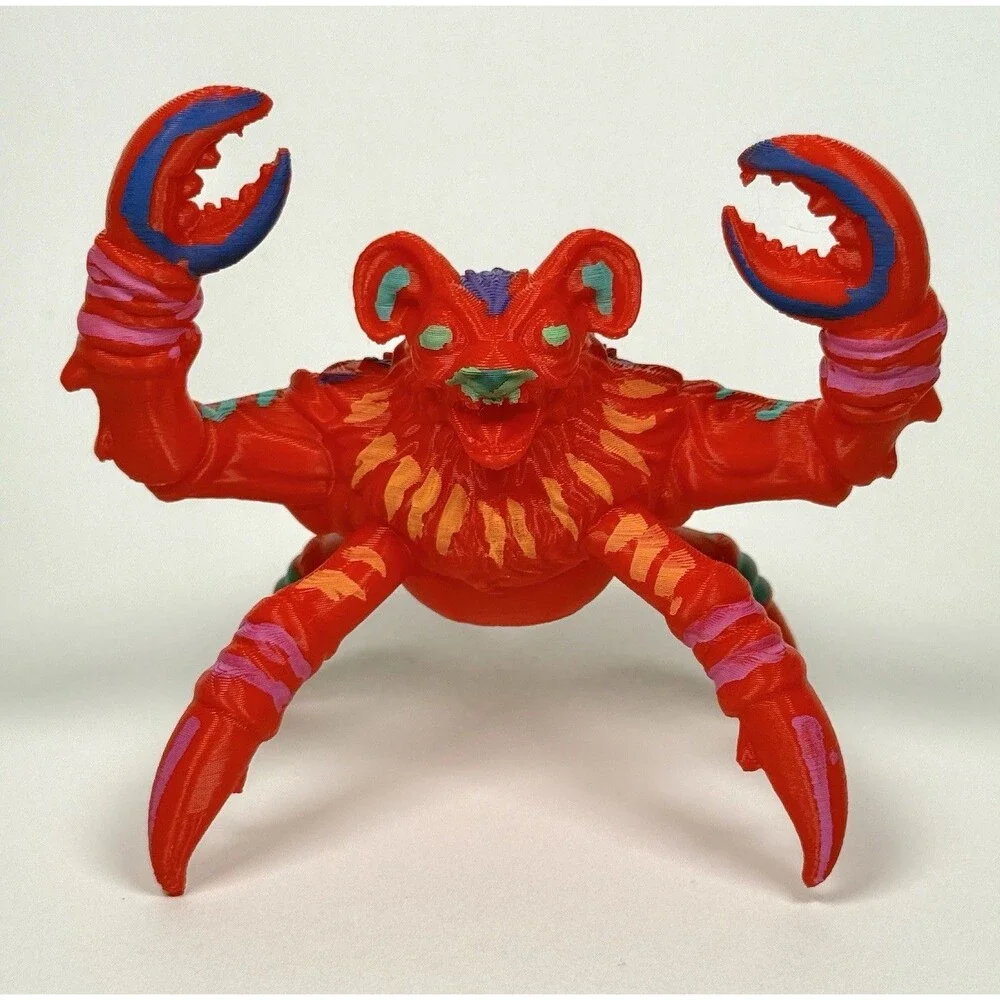 Angry Red Planet HAND PAINTED Rat Bat Spider Attacking Toy Figure